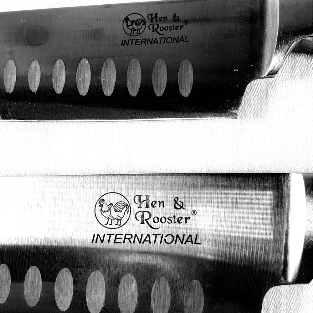 Hen & Rooster International Set‎ of 2 Chef Knives